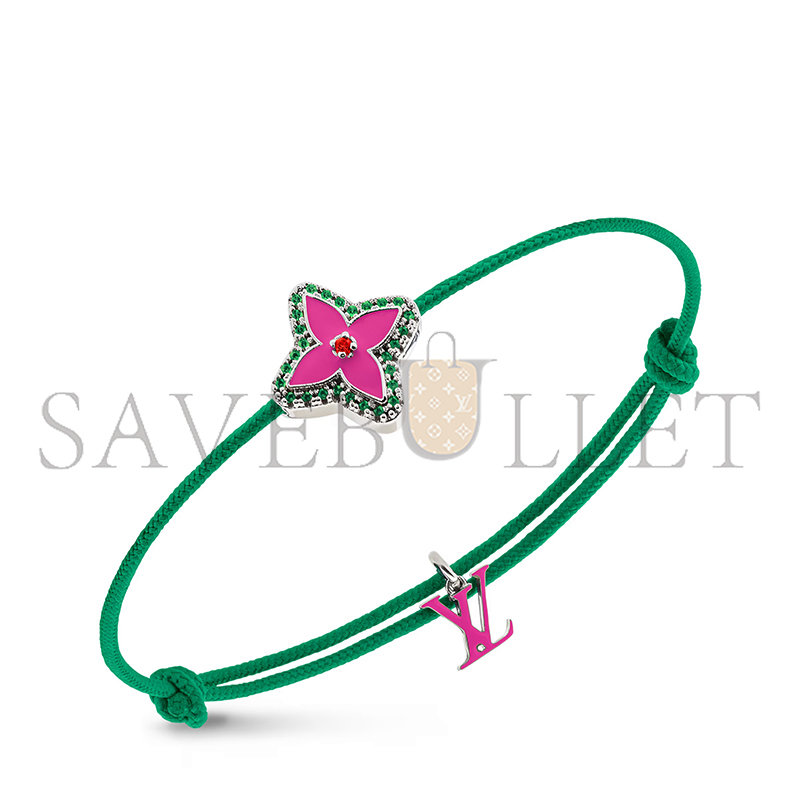l0vis Vvtt0n monogram flower stesia bracelet m02412